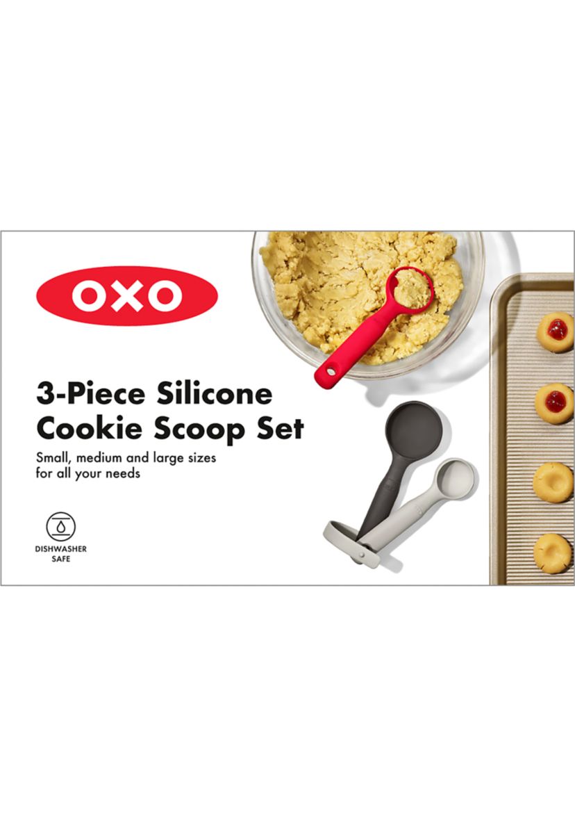 Good Grips 3 Piece Silicone Cookie Scoop Set