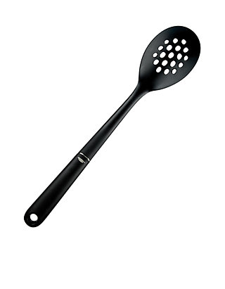 OXO 0719812029139 Nylon Slotted spoon, One Size, Black