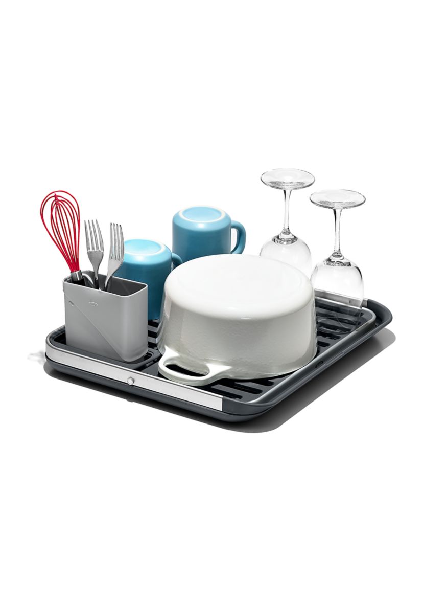 Aluminum Fold Flat Dish Rack