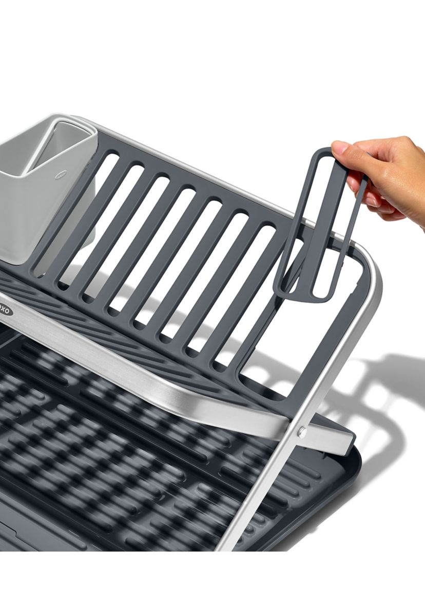 Aluminum Fold Flat Dish Rack