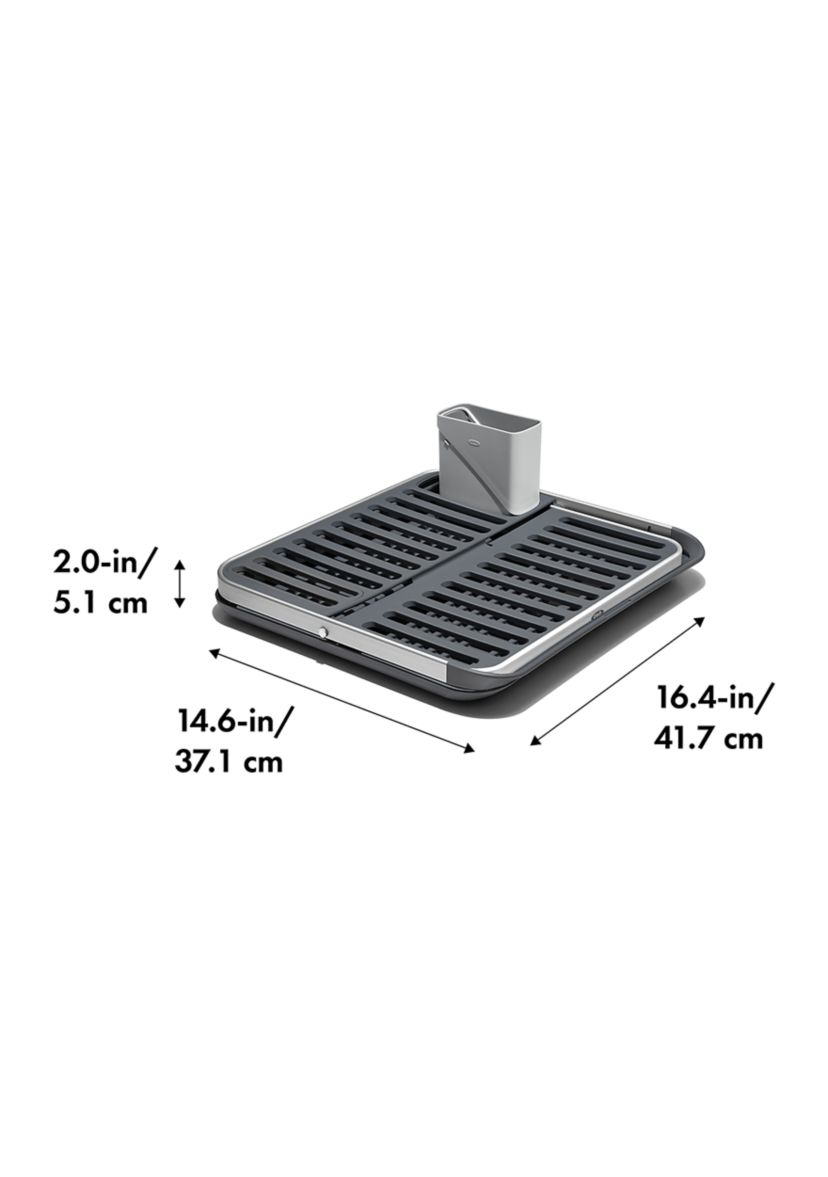 Aluminum Fold Flat Dish Rack