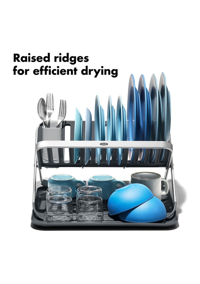 Aluminum Fold Flat Dish Rack