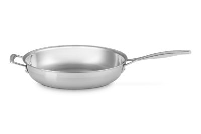 Le Creuset Classic Stainless Steel Round Frying Pan, 12 Inch, 11 x 14