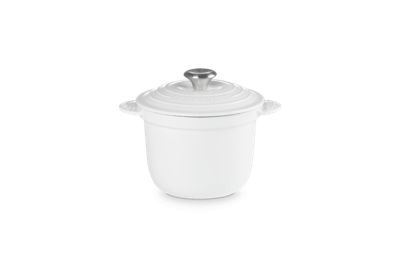 Le Creuset Traditional Round Rice Pot, 2.25 Quart, White