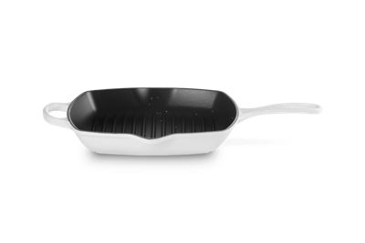 Le Creuset Signature Square Skillet Grill, 10.25 Inch