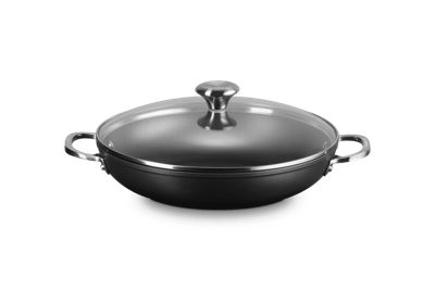Le Creuset PRO Round Braiser with Glass Lid, 4 Quart