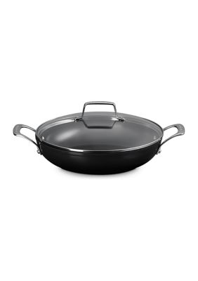 Le Creuset Shallow Braiser with Glass Lid, 3.5 Quart