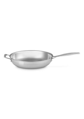 Le Creuset Classic Stainless Steel Round Frying Pan, 12 Inch