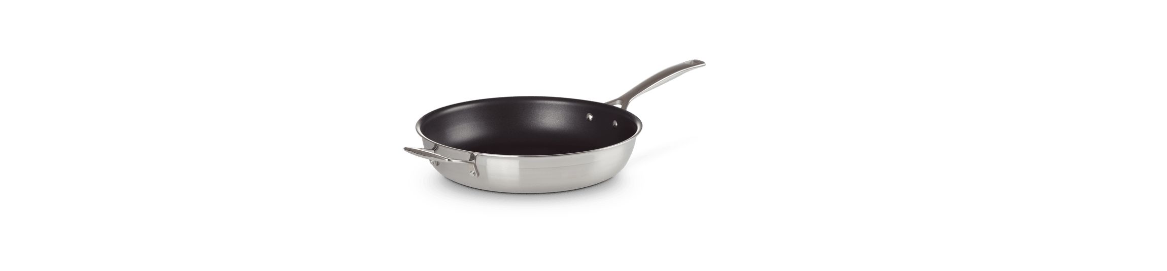 Classic Stainless Steel Non-stick Frying Pan, 12 Inch