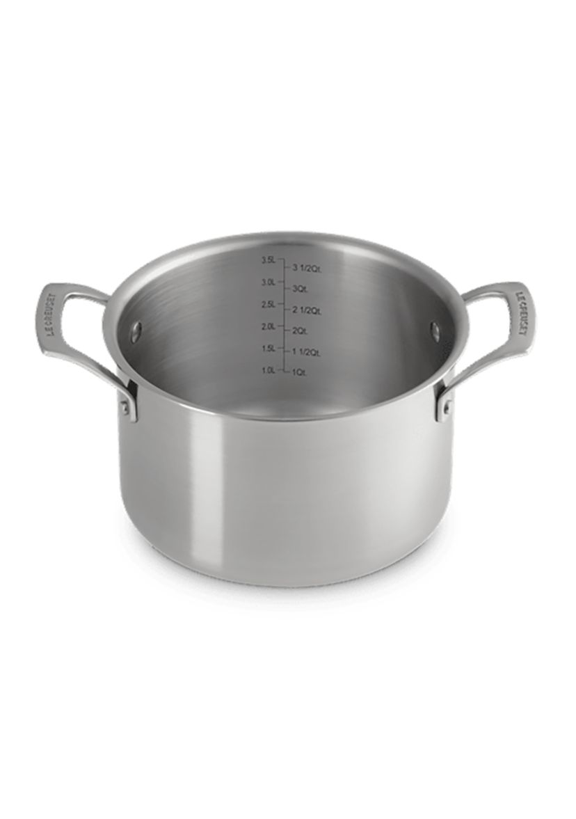 Essential Stainless Steel Stockpot, 4 Quart