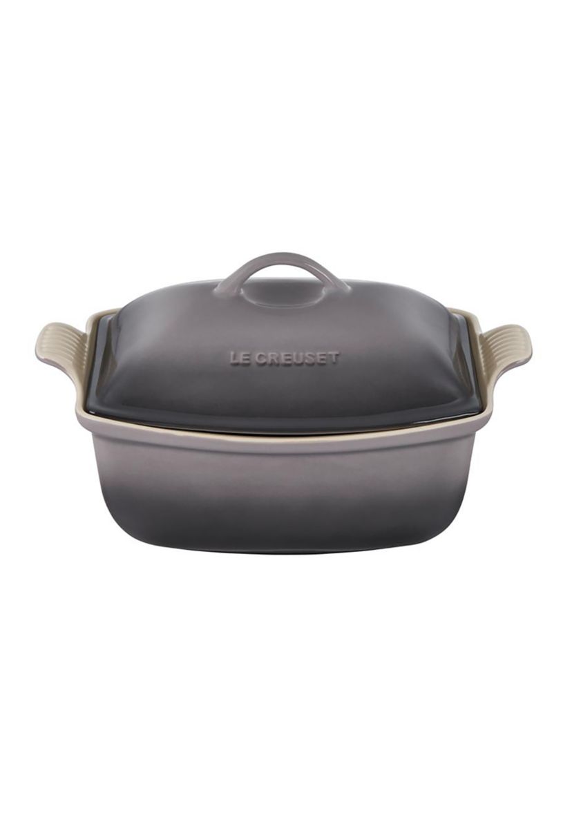 Heritage Deep Rectangular Covered Casserole, 4.5 Quart