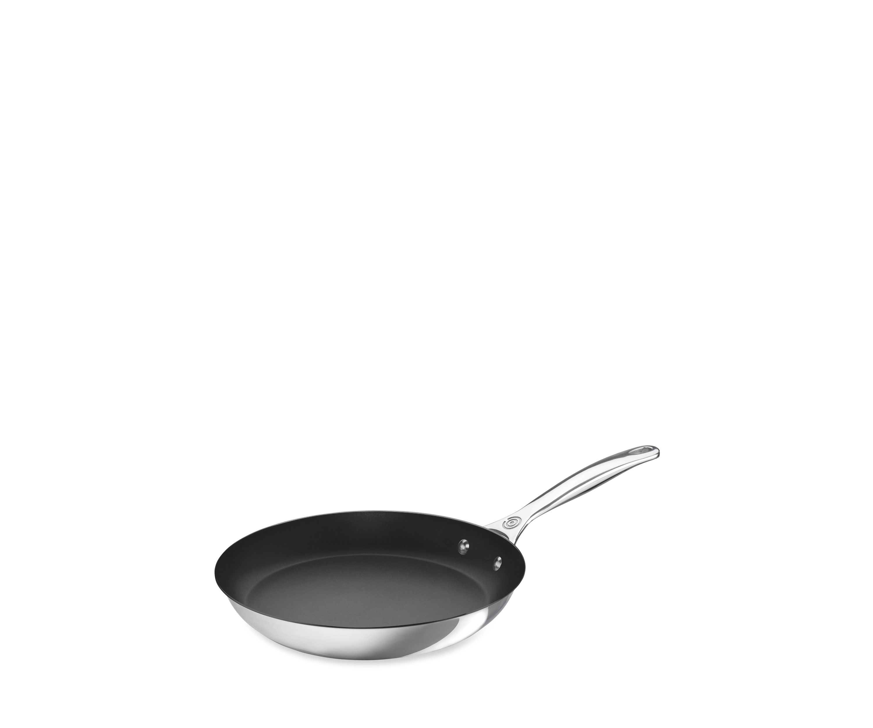 12-in. Nonstick Stainless Steel Frypan