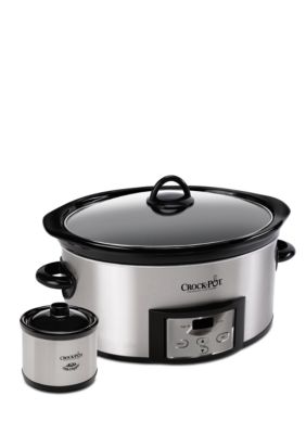 Crock-Pot 6 Qt. Programmable Slow Cooker with Little Dipper Warmer – S&D  Kids