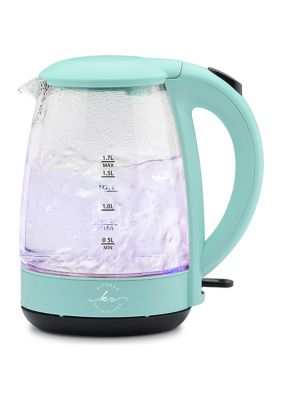 Brentwood 1.79qt. Cordless Digital Glass Electric Kettle with 6