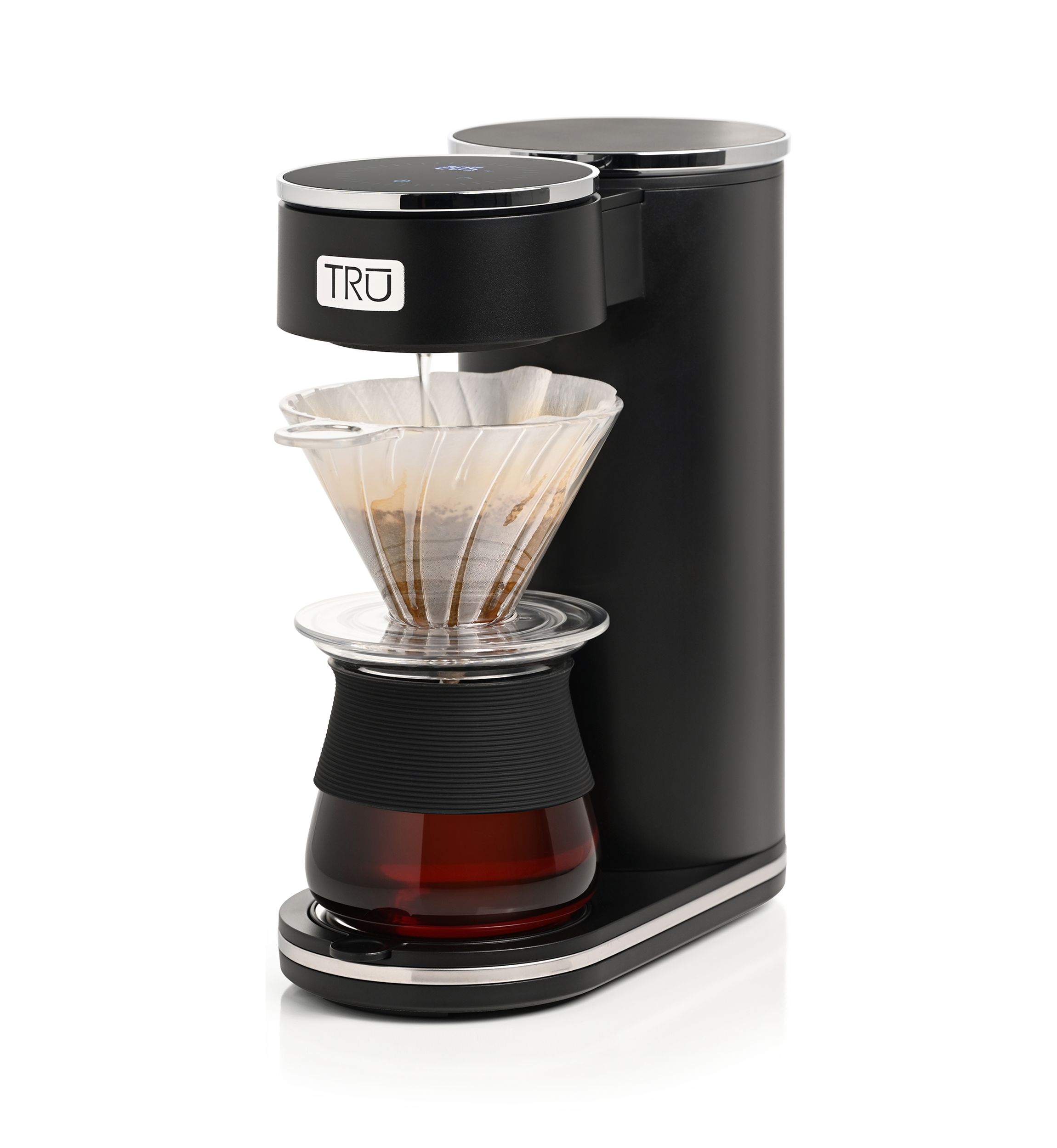   Automatic Pour Over Coffee Maker with Digital Touch Screen 
