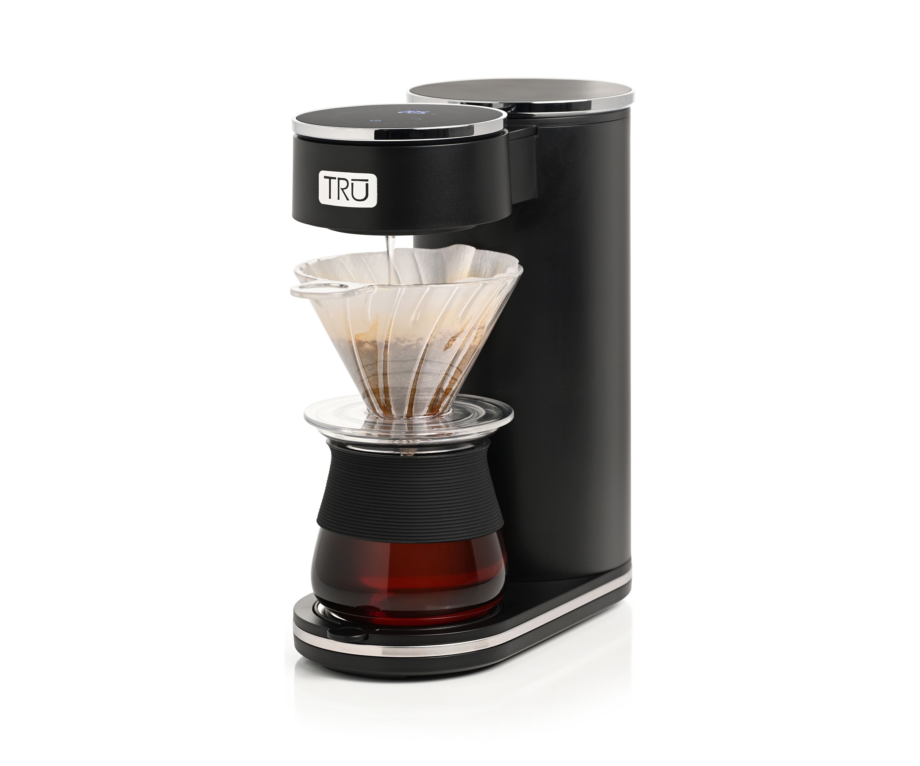   Automatic Pour Over Coffee Maker with Digital Touch Screen 