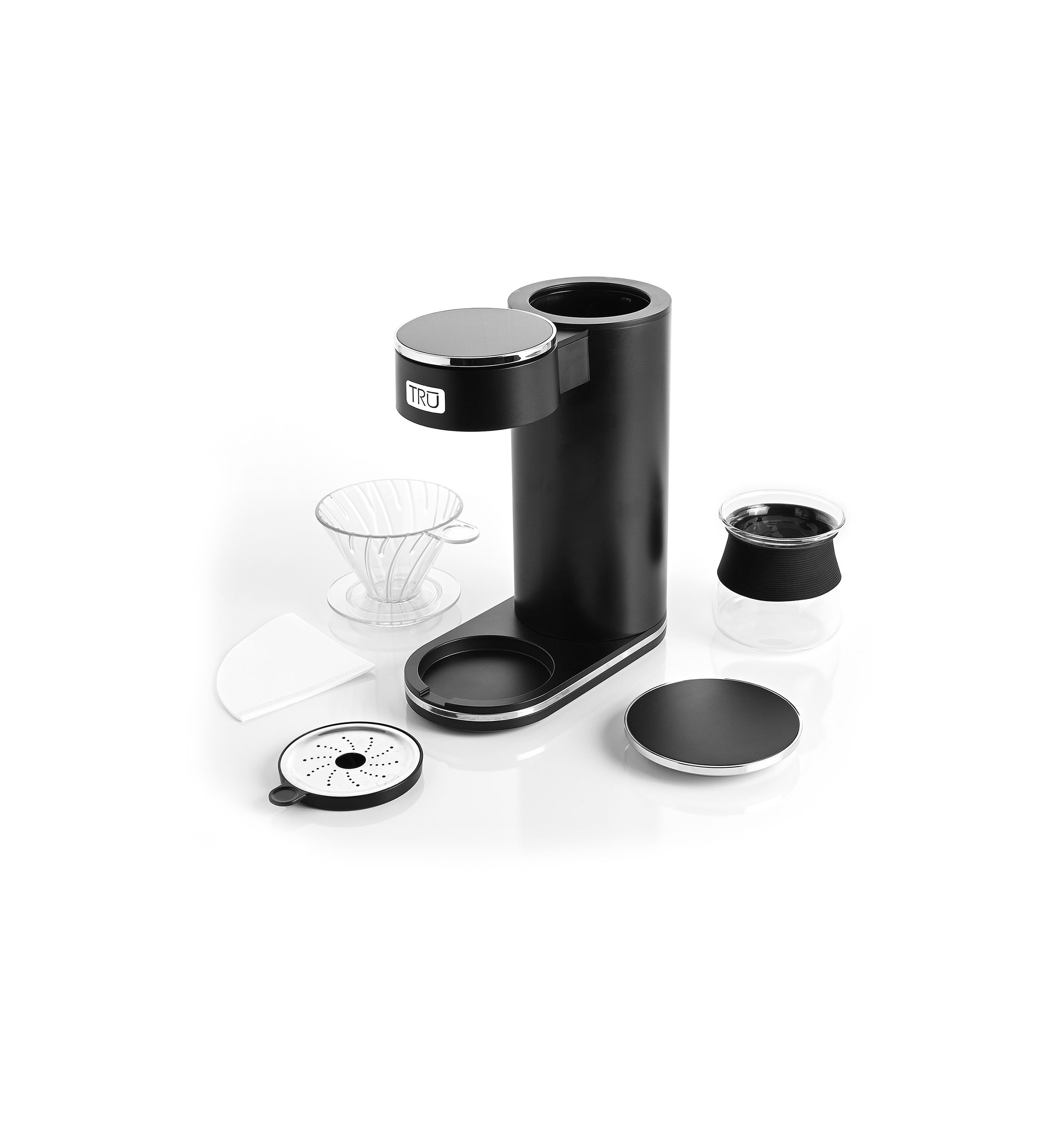   Automatic Pour Over Coffee Maker with Digital Touch Screen 