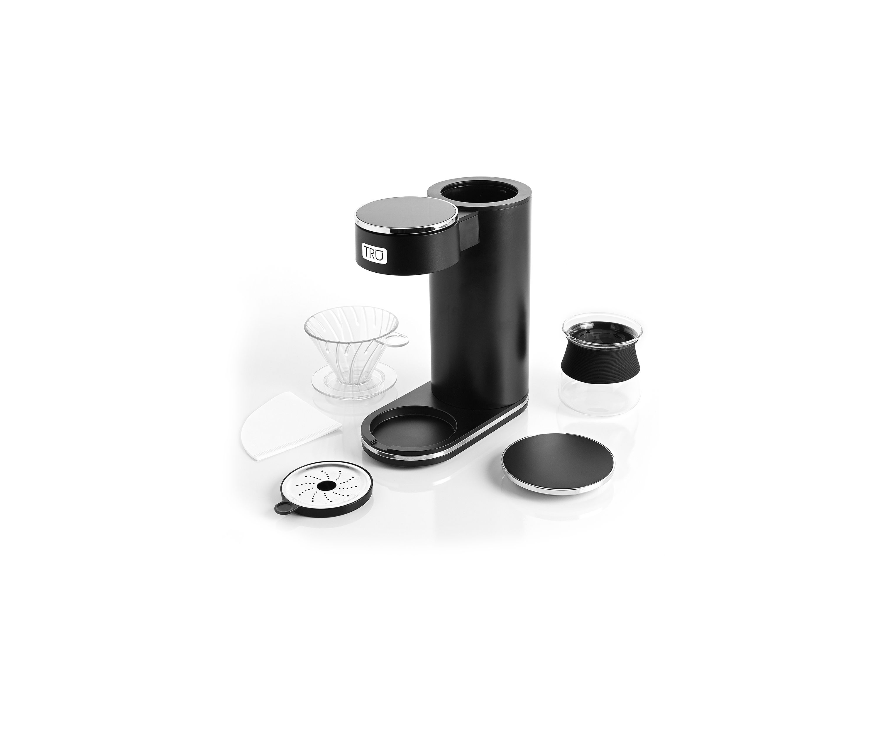   Automatic Pour Over Coffee Maker with Digital Touch Screen 