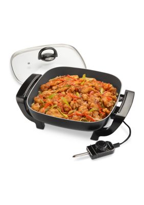 Portable Smokeless 6 Inch Electric Skillet BBQ Grill Indoor 1500W