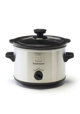 Toastmaster 1.5 Qt Brushed Stainless Steel Slow Cooker