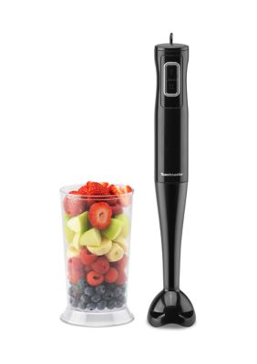 Dash Chef Series Immersion Hand 5 Speed Stick Blender with Stainless Steel Blades, Whisk Attachment and Recipe Guide, Pink