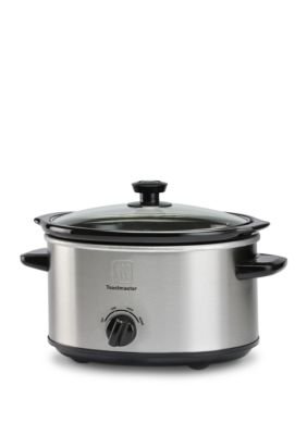 Toastmaster 4-Quart Digital Slow Cooker with Locking Lid, Graphite