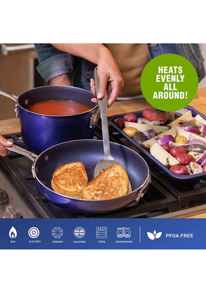 10 Piece Ultra-Durable Mineral and Diamond Infused Cookware Set
