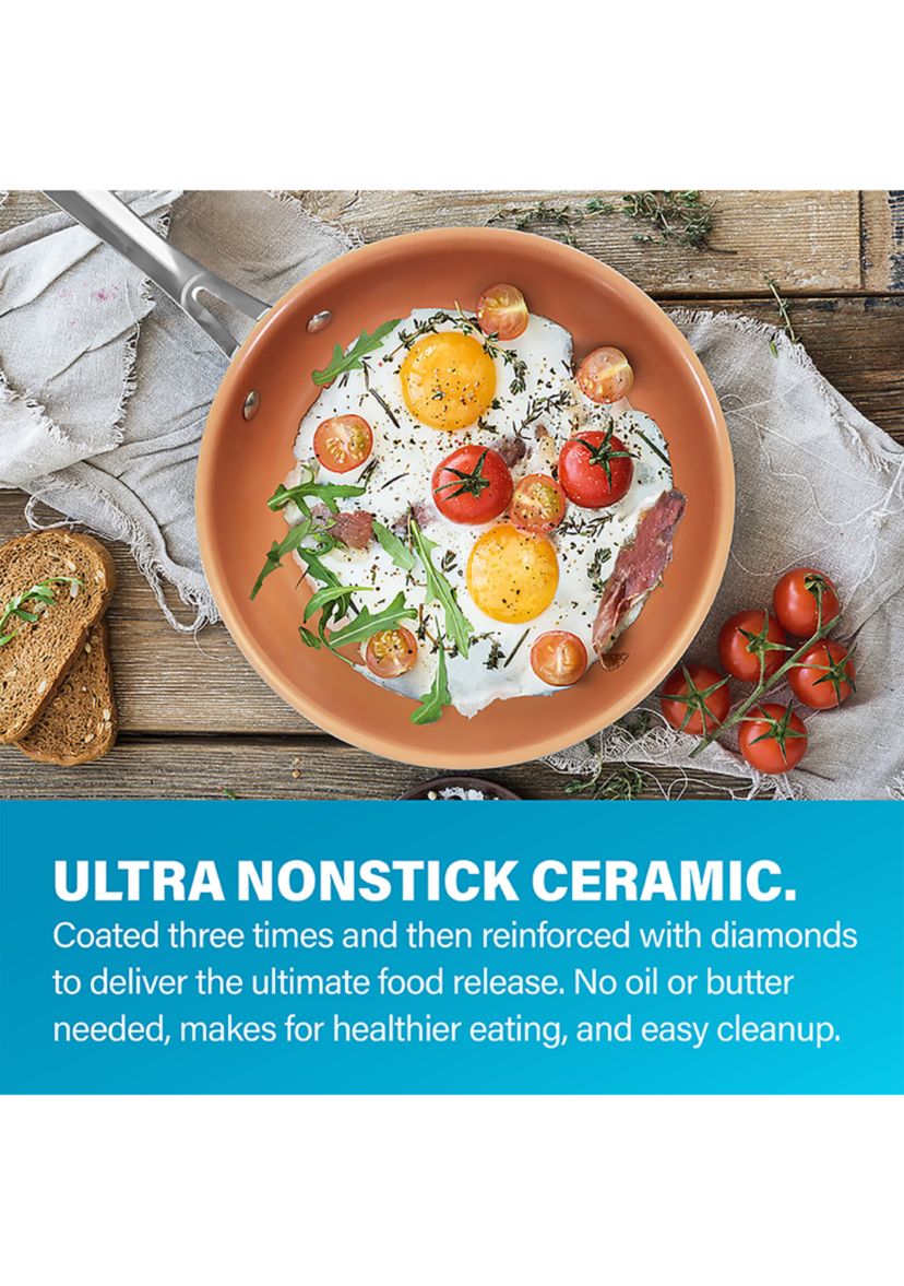 20 Piece Ti-Ceramic Nonstick Cookware and Bakeware Set