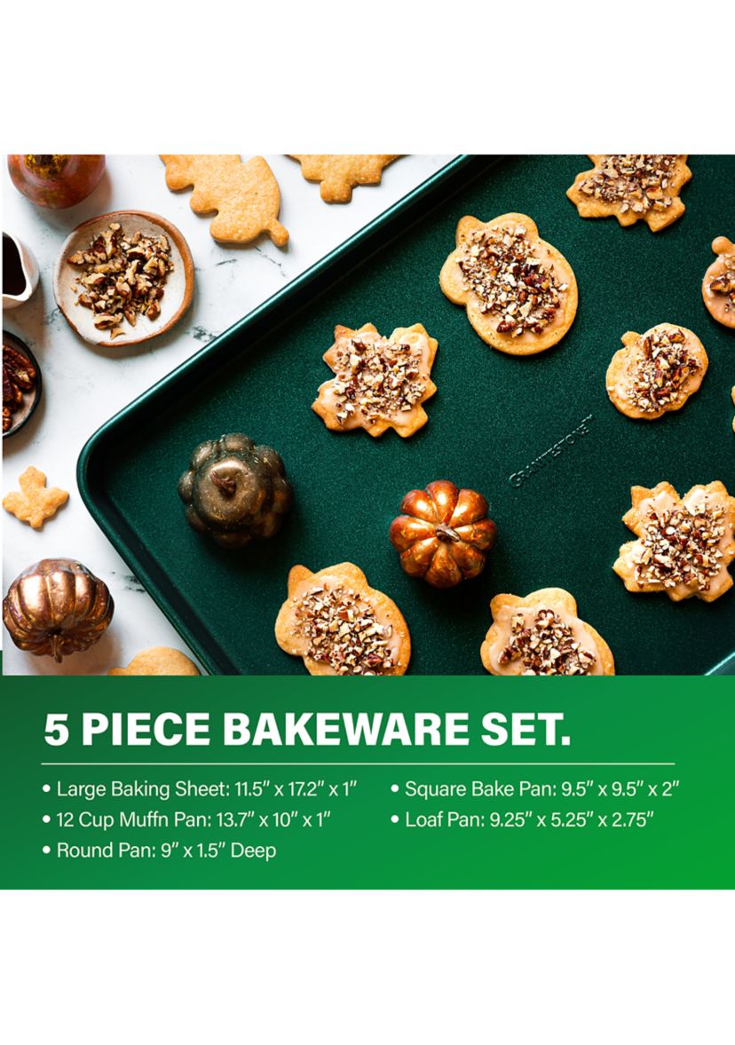 20 Piece Mineral And Diamond Infused Nonstick Cookware and Bakeware Set
