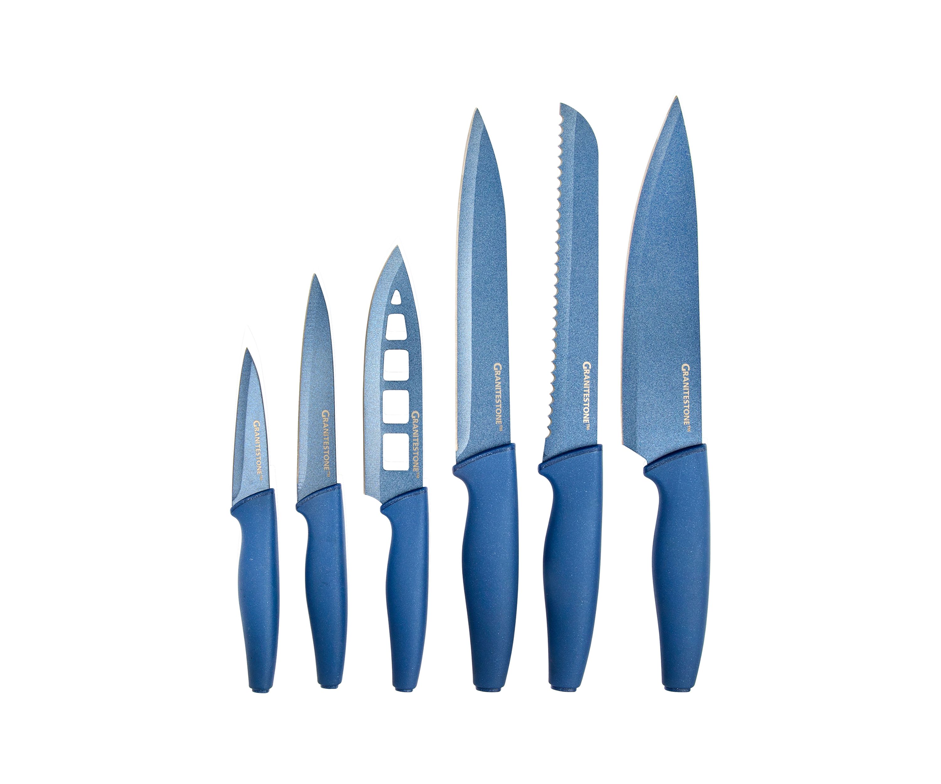 6-Piece Stainless Steel Nutri Blade High-Grade Knife Set