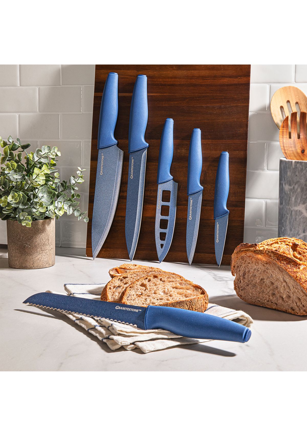 6-Piece Stainless Steel Nutri Blade High-Grade Knife Set