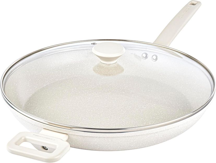 Desert Collection 14 in. Nonstick Frying Pan with Lid