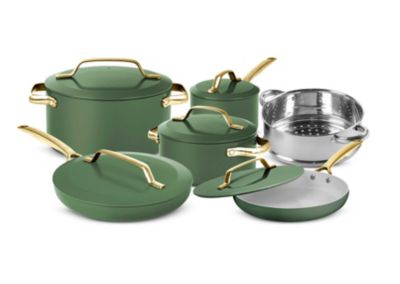 Modern 11-Piece Ultra Performance Ceramic Nonstick Cookware Set
