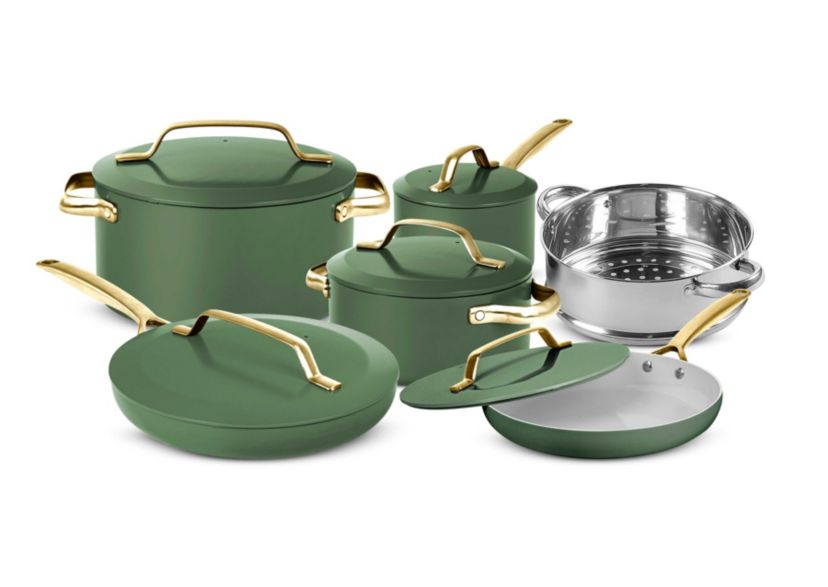 Modern 11-Piece Ultra Performance Ceramic Nonstick Cookware Set