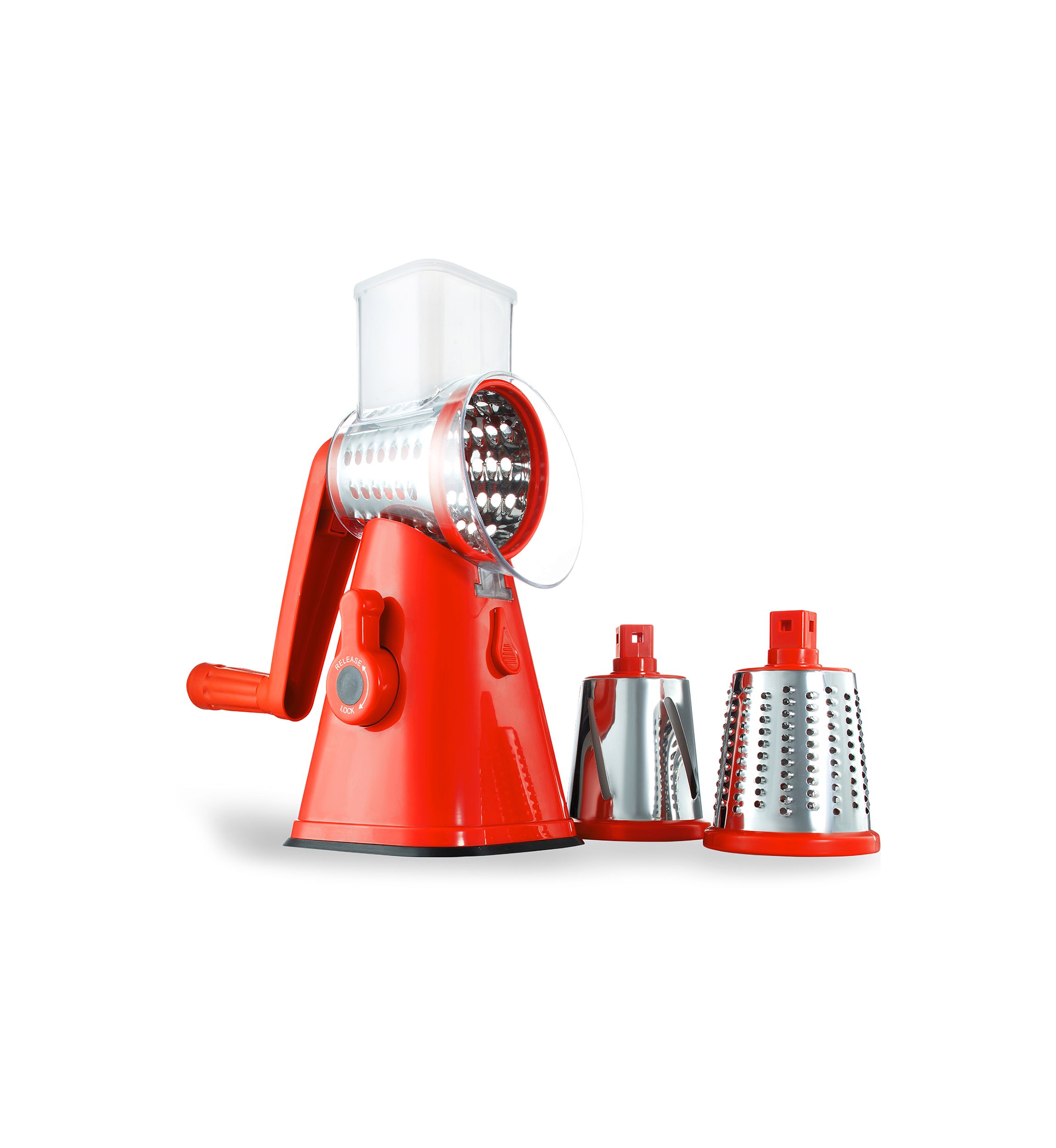 Nutri Slicer 3-in-1 Spinning/Rotating Mandoline and Countertop Food Slicer and Grater