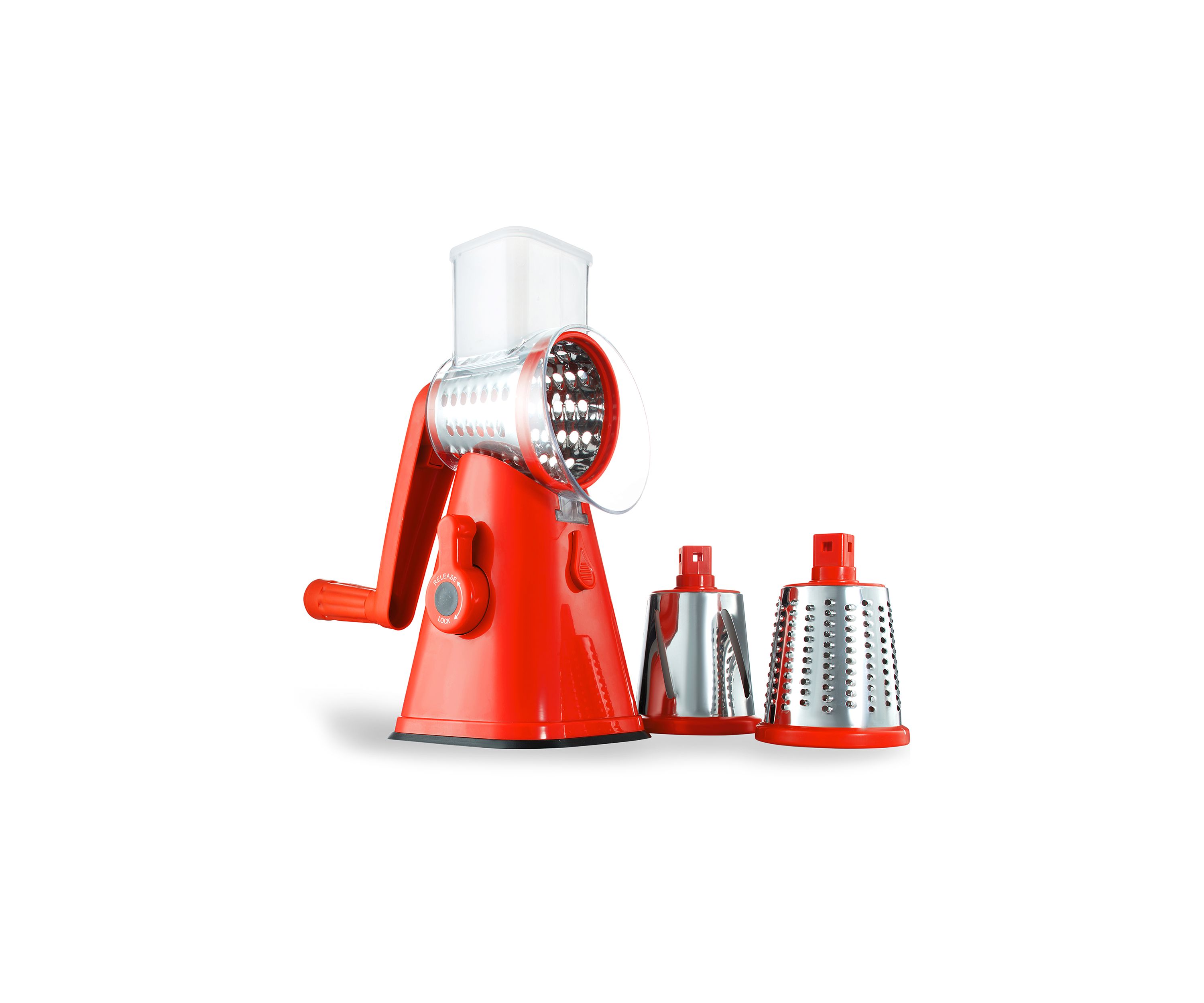 Nutri Slicer 3-in-1 Spinning/Rotating Mandoline and Countertop Food Slicer and Grater