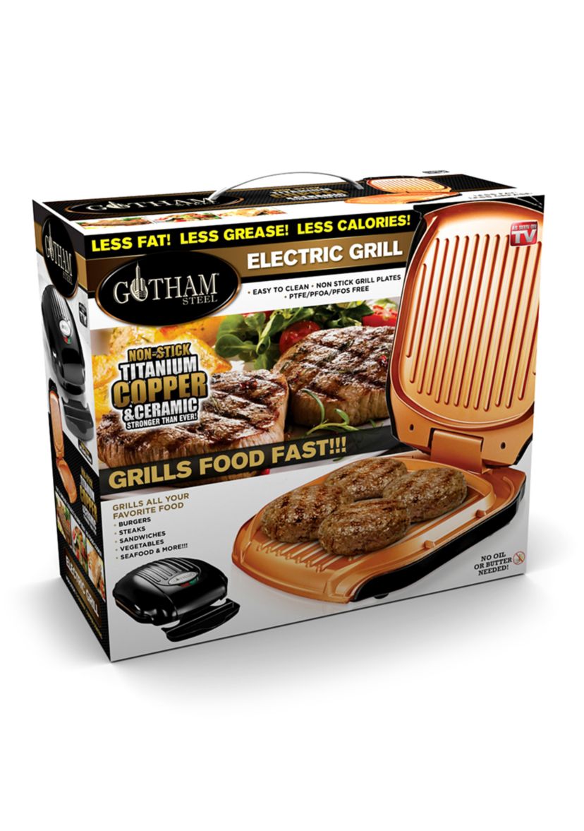 Electric Ti-Ceramic Nonstick Indoor Low Fat Grill