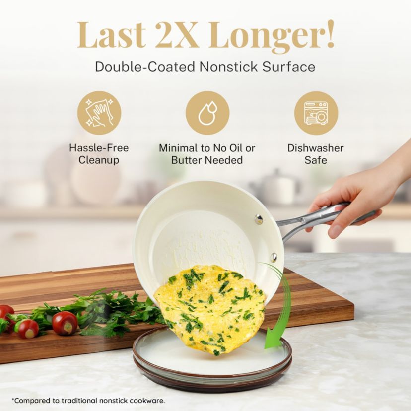 Natural Collection 20-Piece Cookware & Knives Set