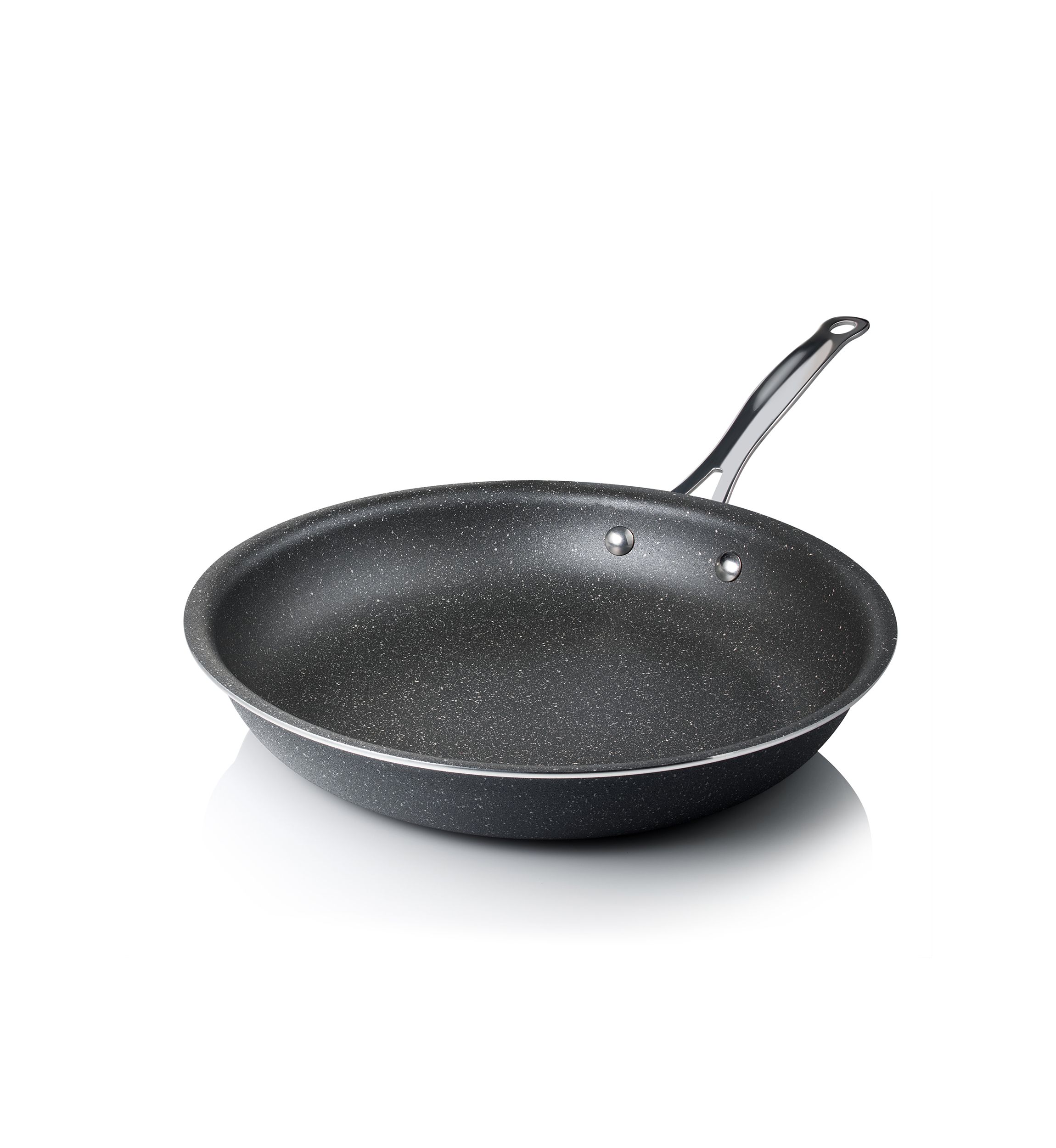 12 Inch Ultra-Durable Mineral and Diamond Infused Round Fry Pan