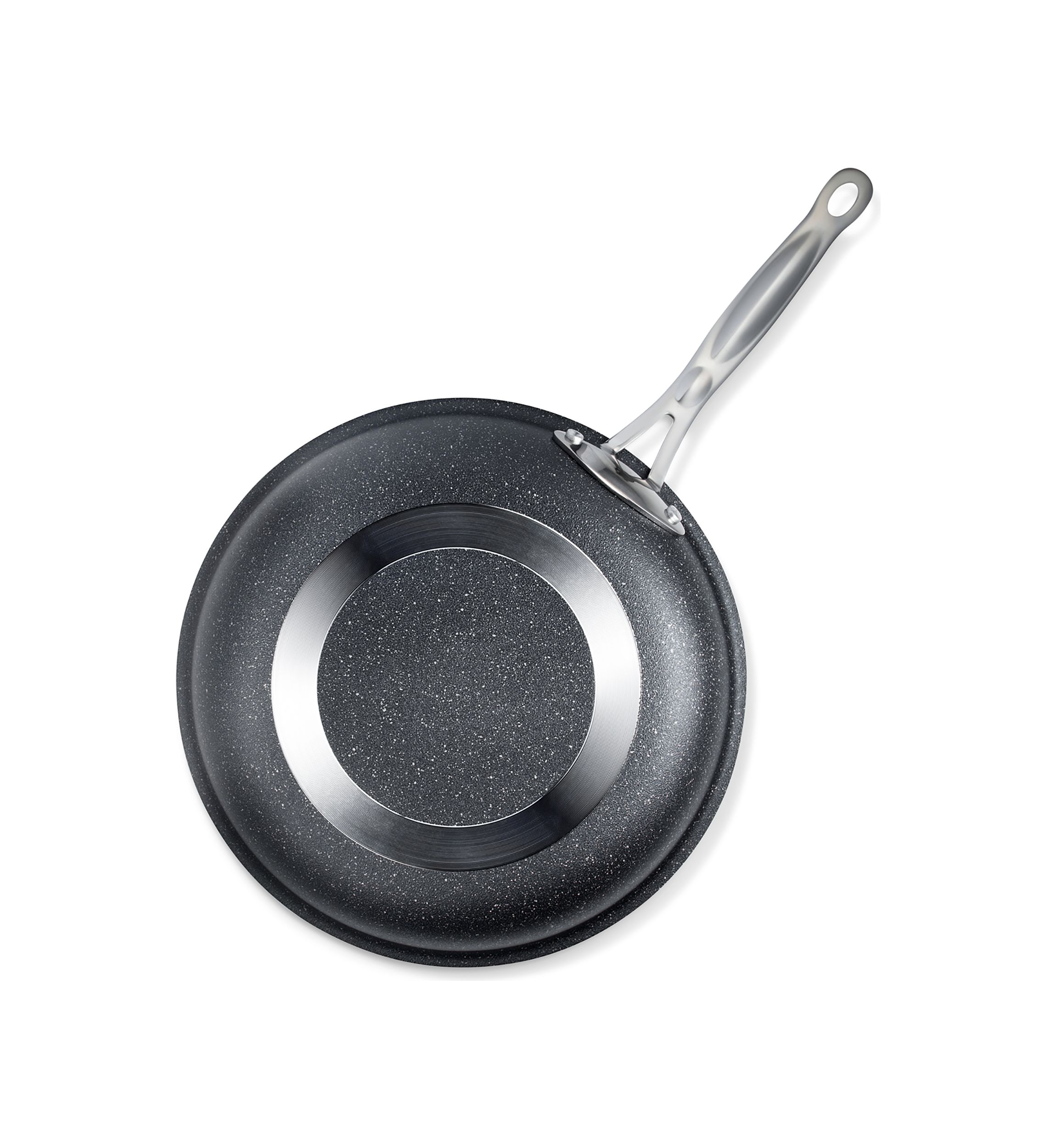 12 Inch Ultra-Durable Mineral and Diamond Infused Round Fry Pan