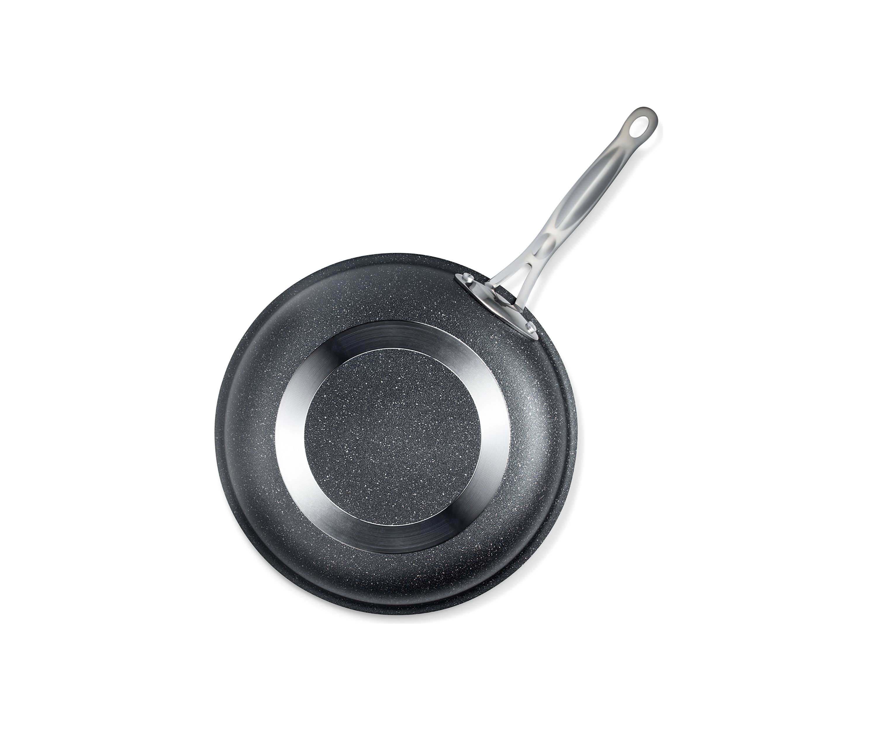 12 Inch Ultra-Durable Mineral and Diamond Infused Round Fry Pan