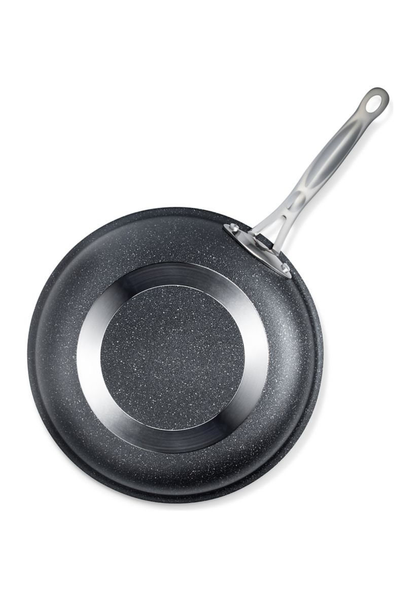 12 Inch Ultra-Durable Mineral and Diamond Infused Round Fry Pan