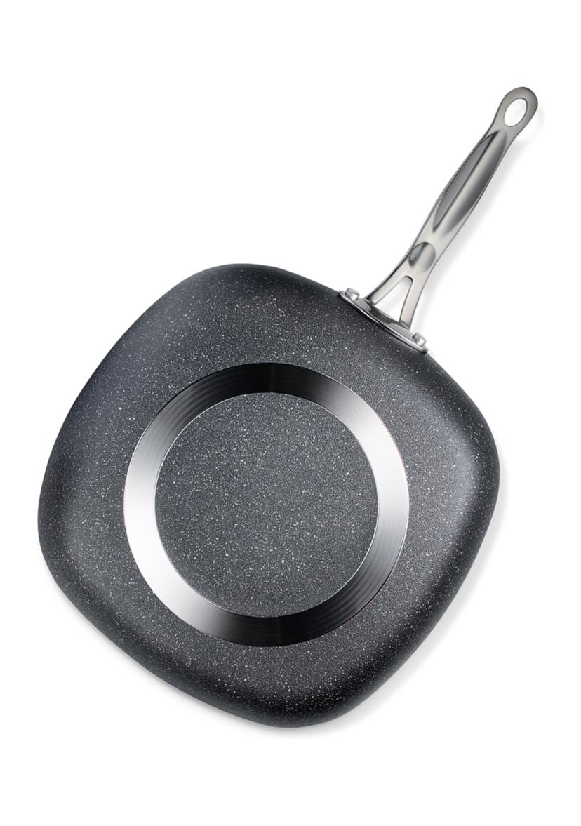 11 Inch Ultra-Durable Mineral and Diamond Infused Square Fry Pan