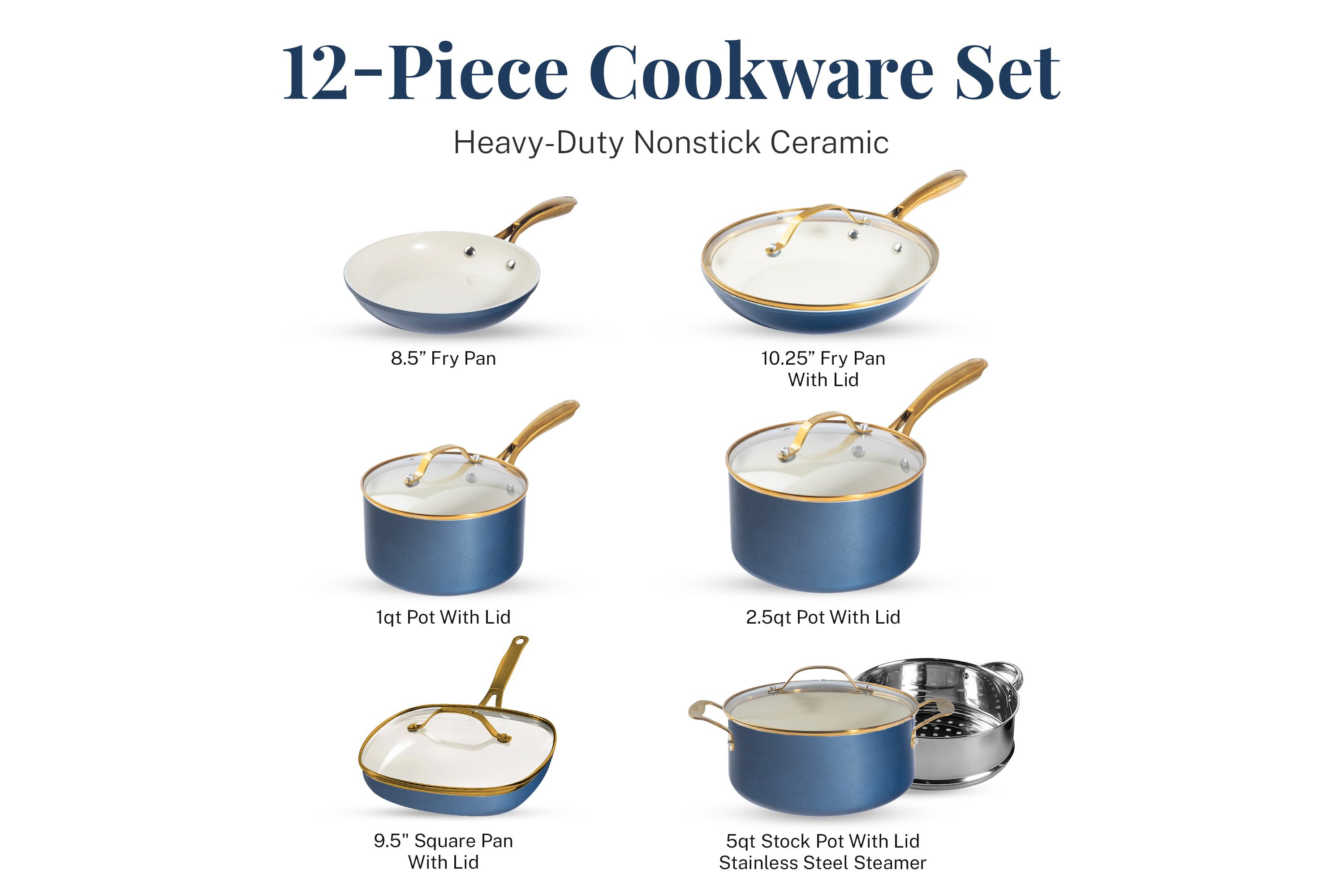 Natural Collection 15-Piece Cookware Set