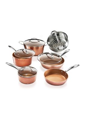 Biltmore® Belly Shaped Copper Bottom 11-Piece Cookware Set