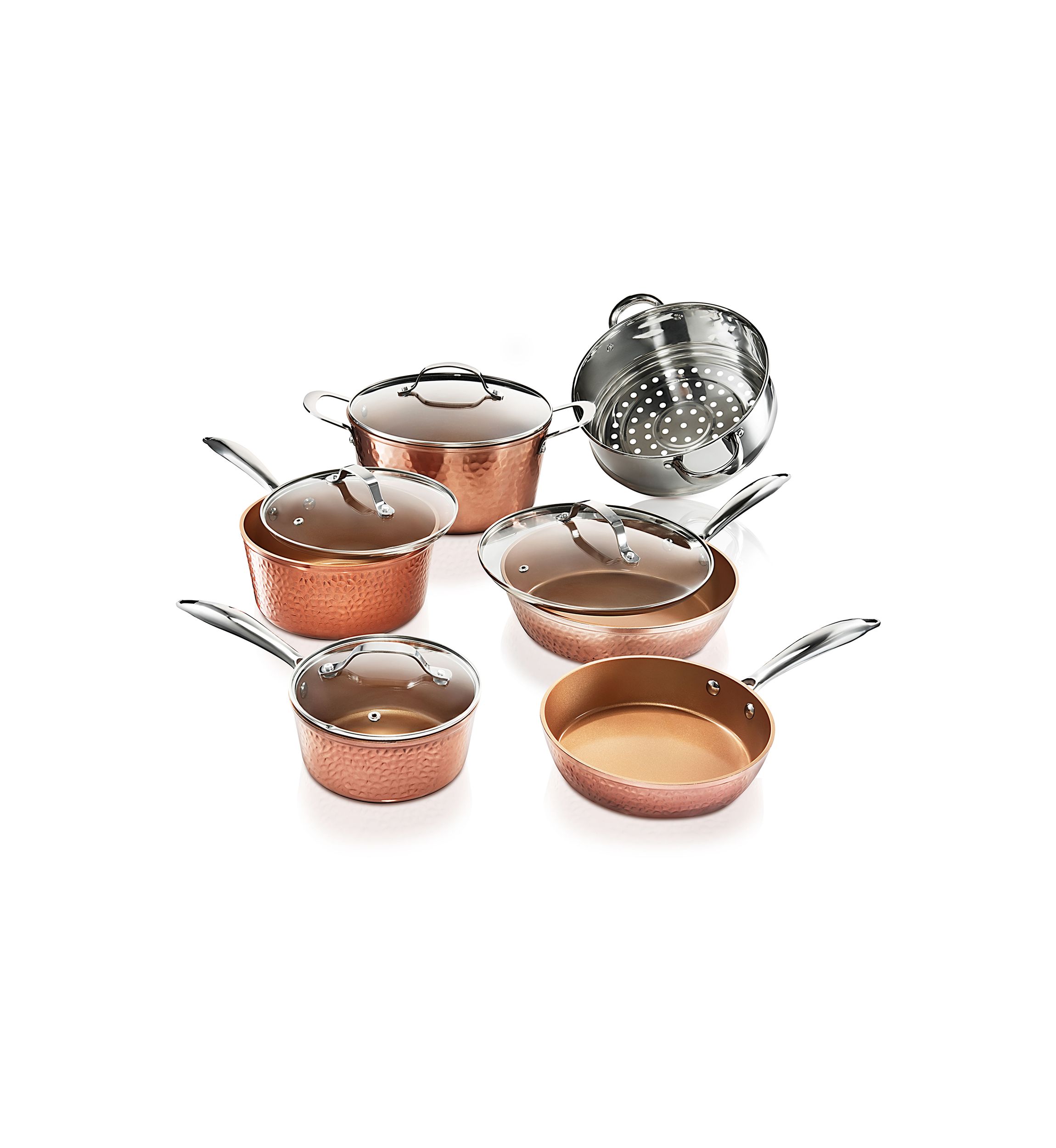 10-Piece Hamme Ti-Ceramic Nonstick Cookware Set