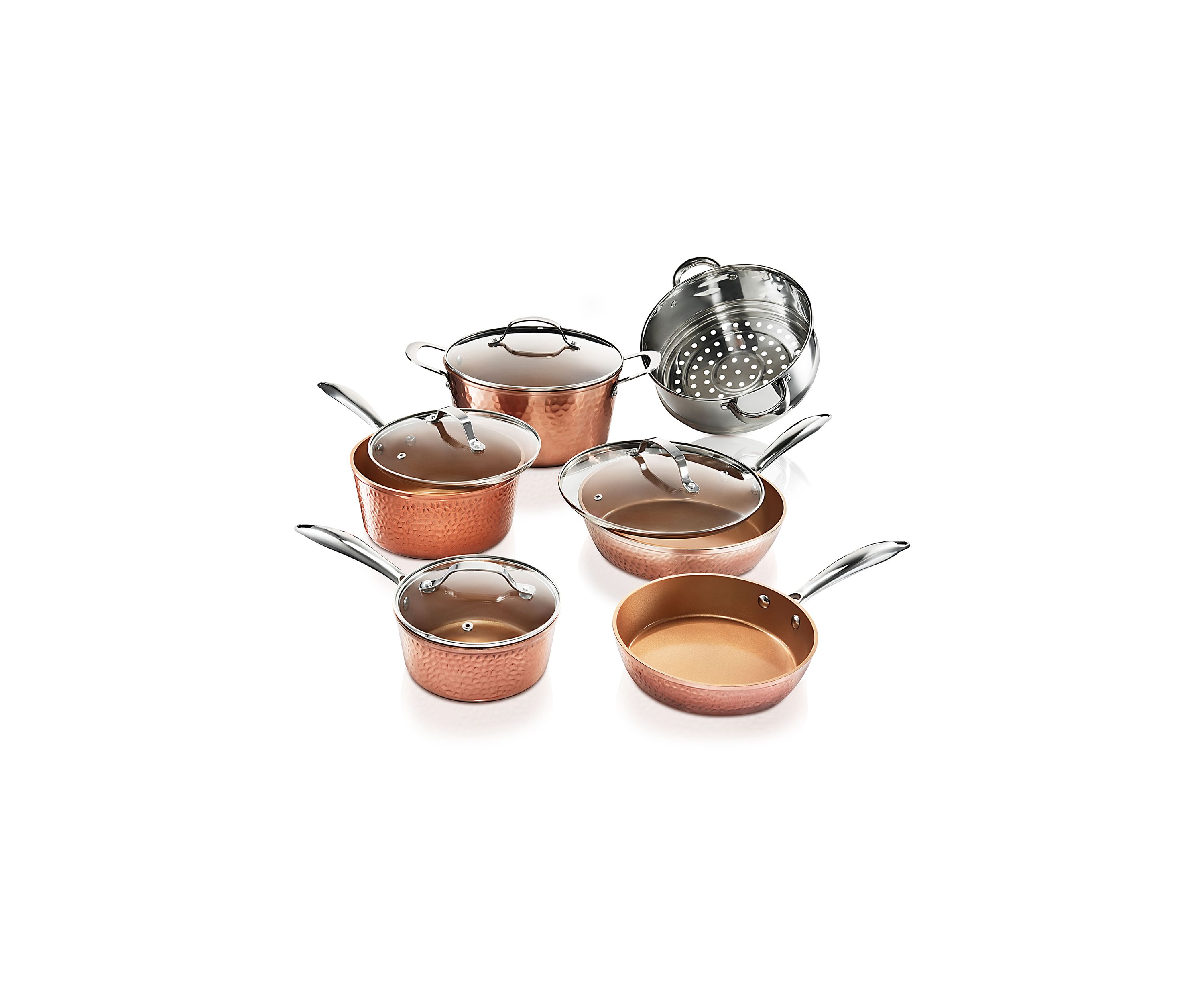 10-Piece Hamme Ti-Ceramic Nonstick Cookware Set