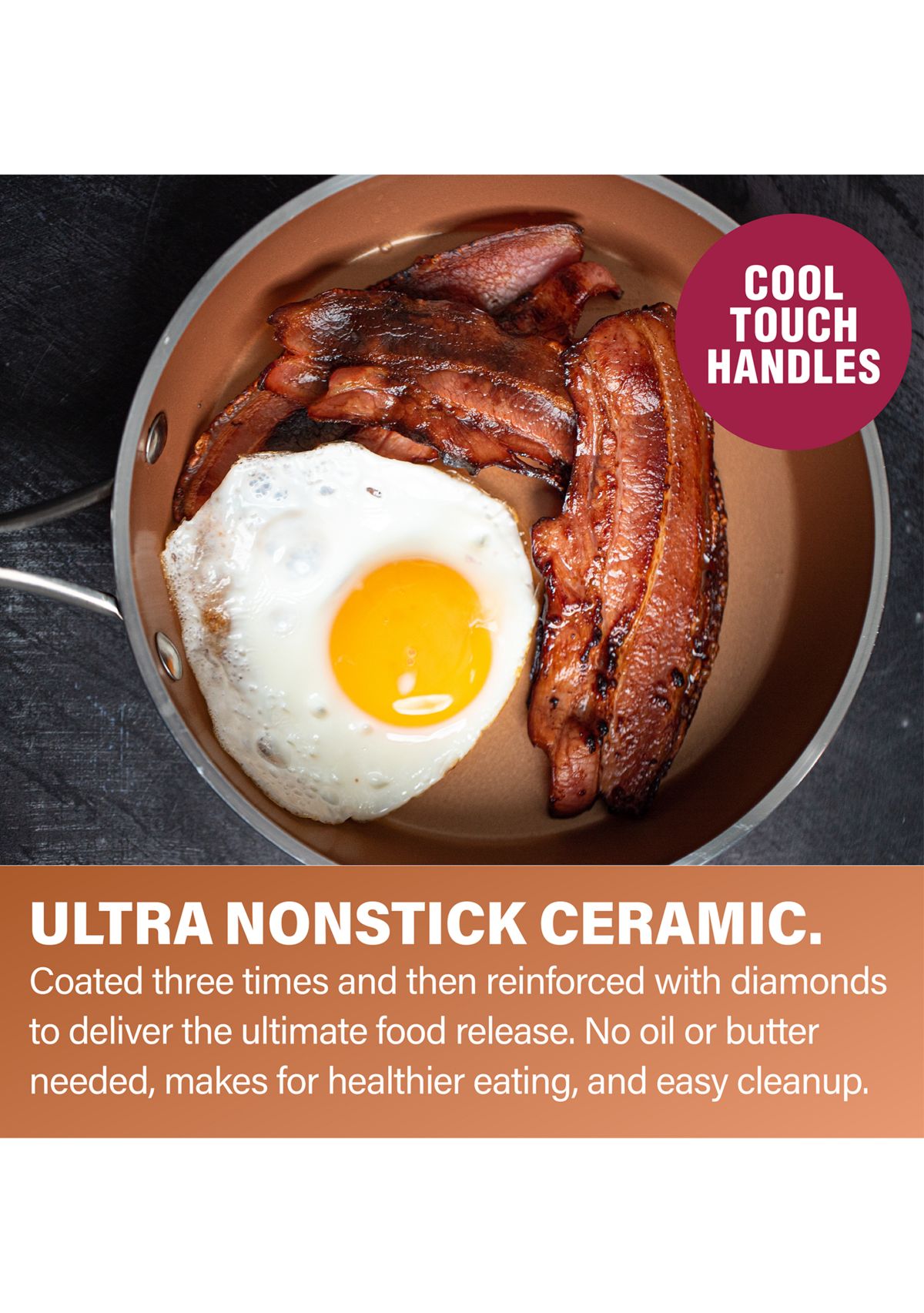 10-Piece Hamme Ti-Ceramic Nonstick Cookware Set