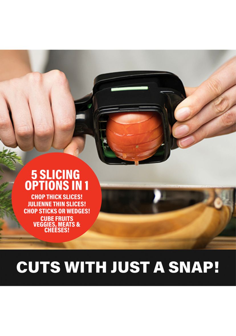 Nutri Chopper 5-in-1 Compact Portable Handheld Kitchen Slicer with Storage Container