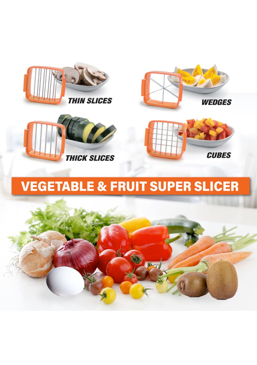 Nutri Chopper 5-in-1 Compact Portable Handheld Kitchen Slicer with Storage Container
